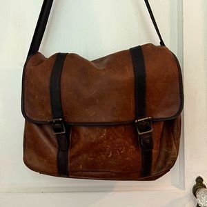 Vintage Fossil Messenger Bag